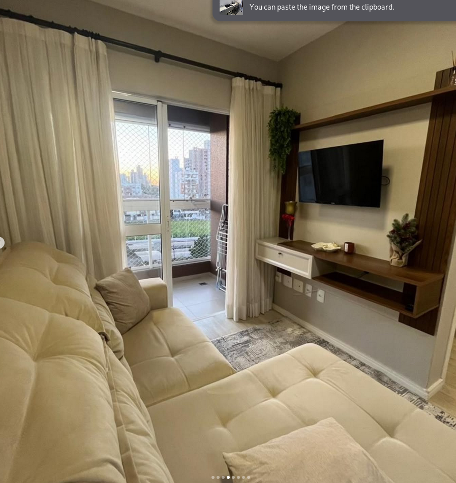 AP 2 Dorm Mobiliado 100% Centro